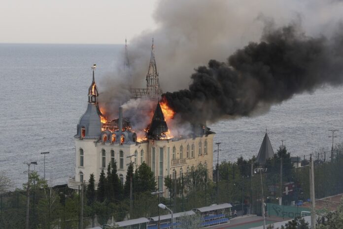Castelo do Harry Potter' destruído