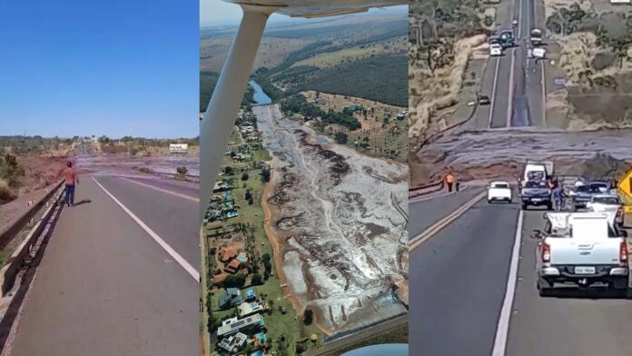 Barragem rompe em condomínio de luxo