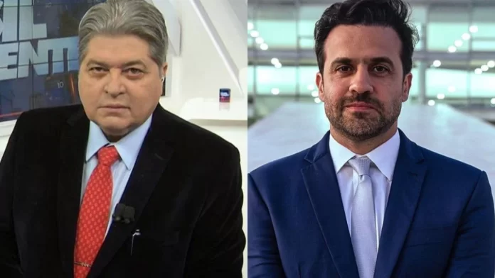 Datena agride Marçal durante debate