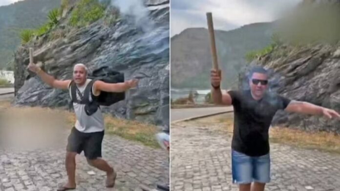 Influenciadores causam incêndio e fogem