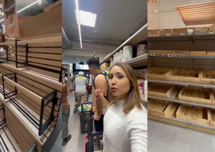 Apagão em Portugal deixa supermercados vazios