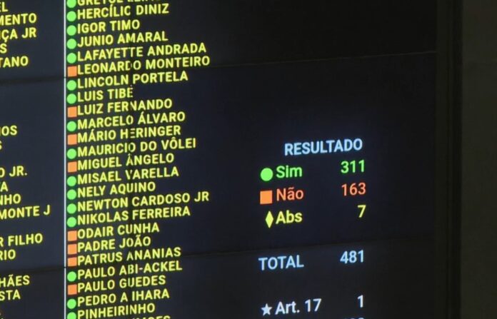 Câmara aprova urgência da anistia