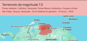 Alerta de terremoto