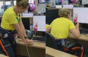 Atende presta orientação para socorro de torcedor