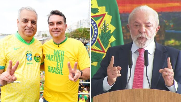 Pesquisa BTG/Nexus mostra Lula com 41% e Flávio Bolsonaro com 36% das intenções de voto para presidente.