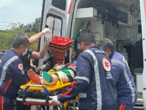 Acidente com vitima grave