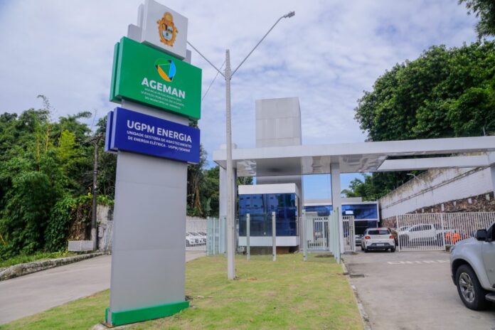 Fachada da Agência Reguladora dos Serviços Públicos Delegados do Município de Manaus, a Ageman