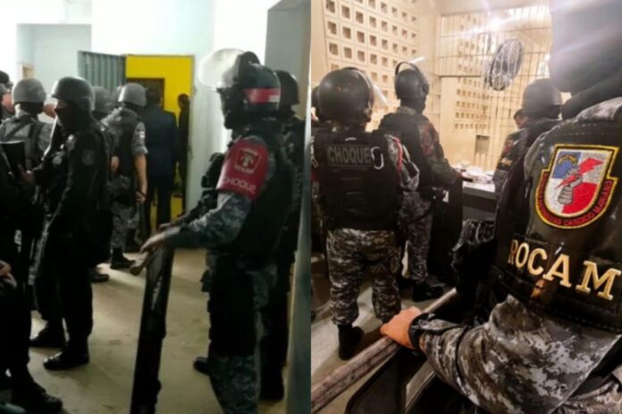 Motim em presídio da PM termina em Manaus após libertação de quatro policiais mantidos reféns.