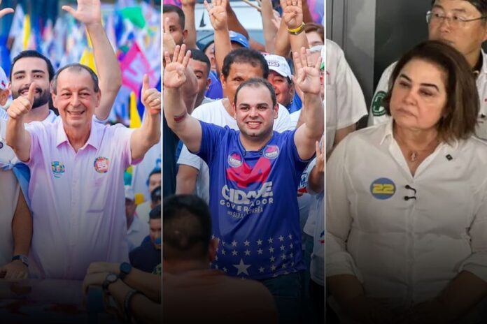 Imagem com os números da pesquisa Ipen/G6 para o Governo do Amazonas.
