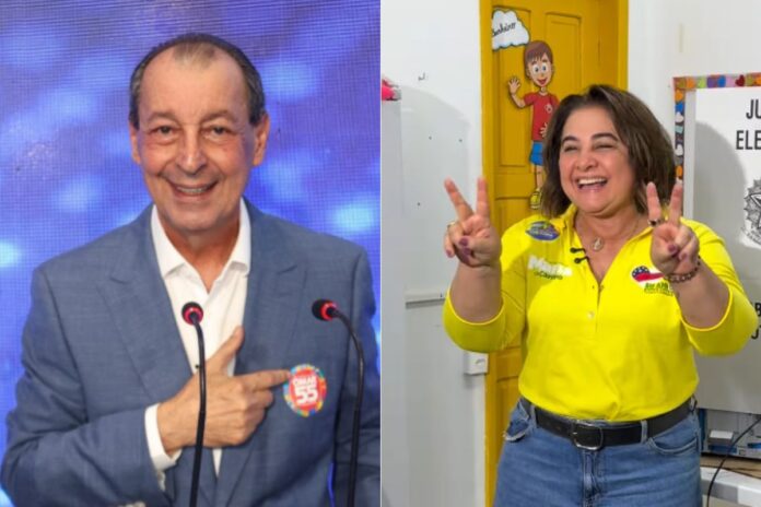 Resultado do segundo turno Amazonas definido entre Omar Aziz e Professora Maria do Carmo.